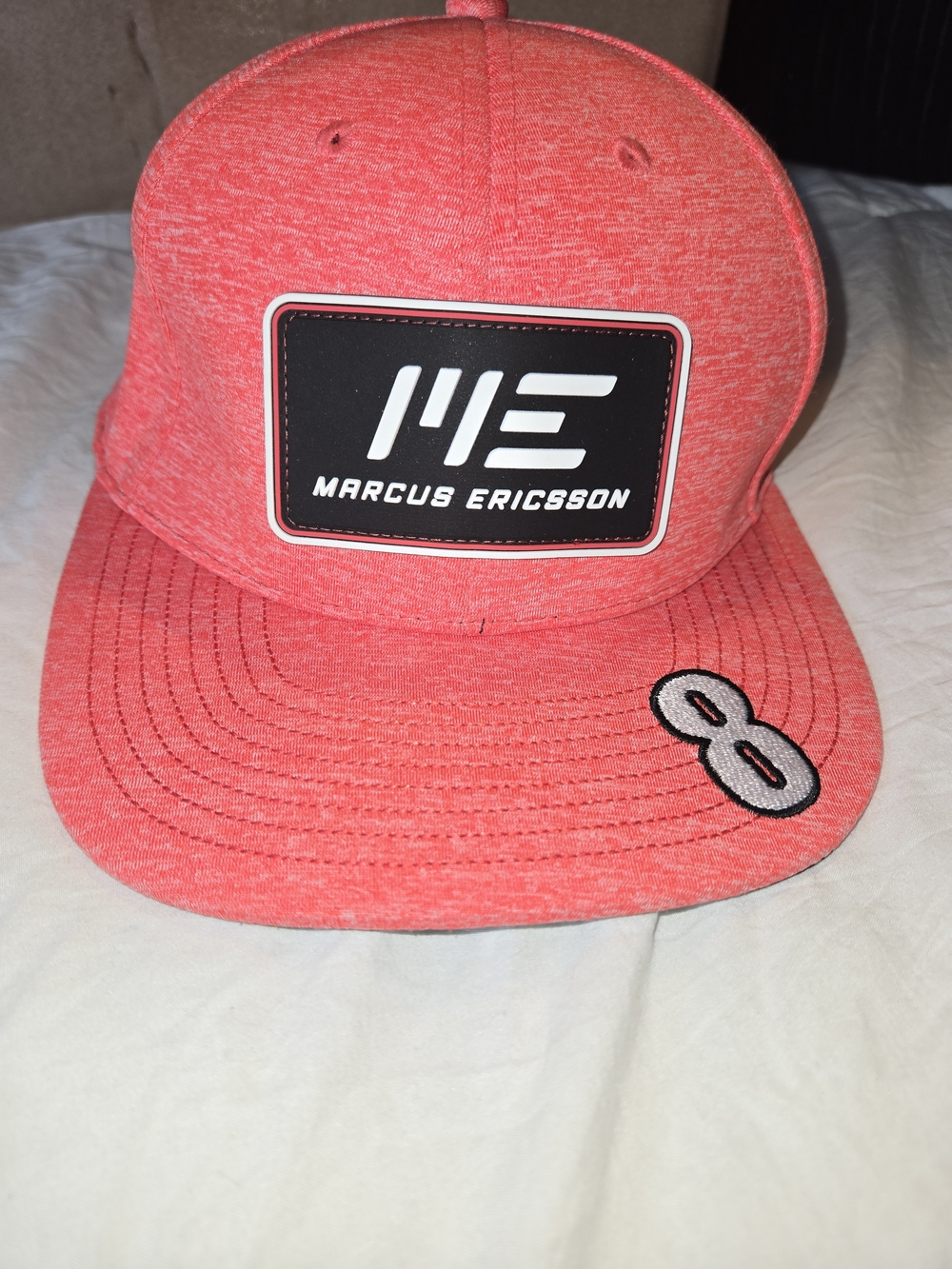 Marcus Ericsson #8 INDYCAR Snapback Hat Red Chip Ganassi Racing Indy 500